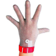 Металлические защитные анти сократить перчатки 5 пальцев